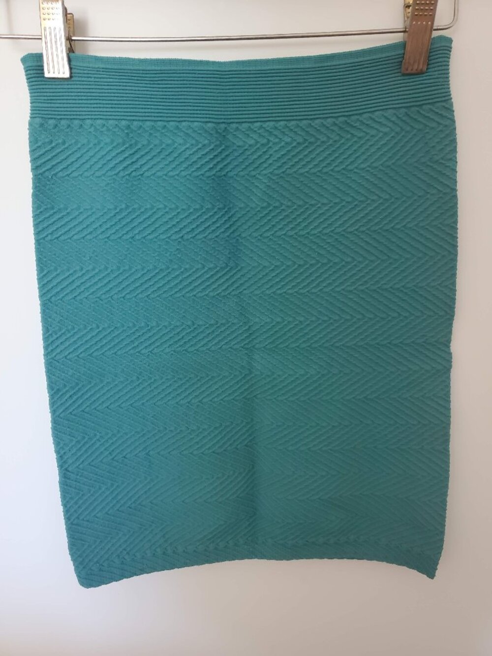 Teal Bodycon Skirt